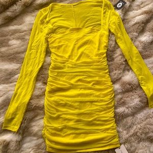 Yellow Bodycon Dress